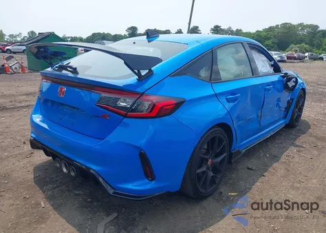 2025 Honda Civic Type R из США, поврежденный, VIN JHMFL5G49SX000644